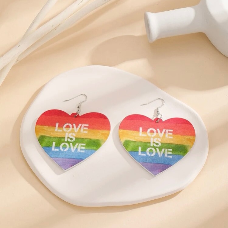 Pride Heart Dangles